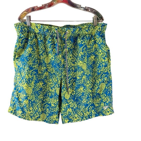 Speedo Swim Trunks Shorts Size Medium Elastic Drawstring Waist Lined Pockets - Picture 1 of 6